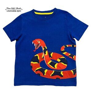 Mini Boden 3-4Y Snake Appliqué Shirt